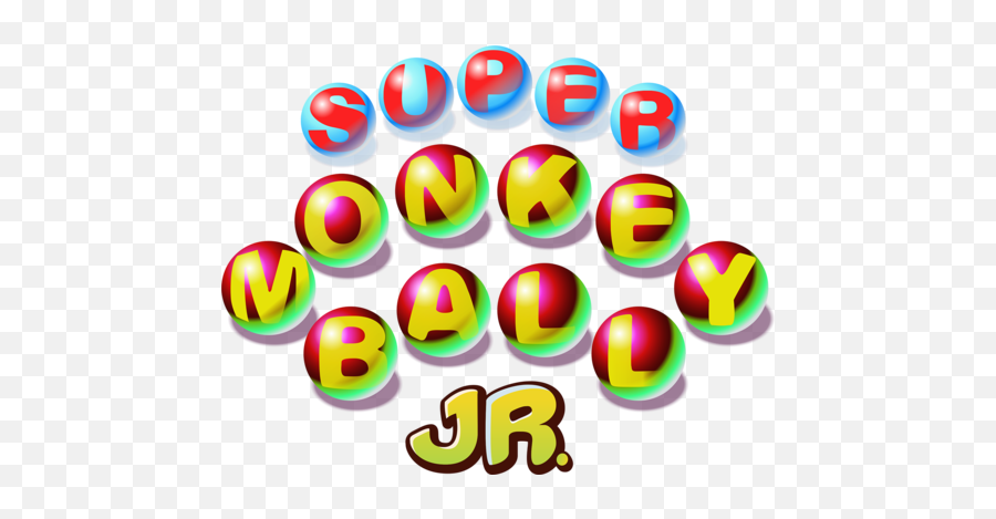Logo For Super Monkey Ball Jr - Super Monkey Ball Jr Logo Png Emoji,Ball Logo