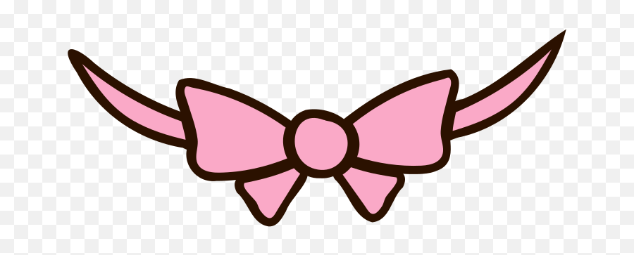 Pink Bow Tie Clipart Free Svg File - Bow Emoji,Bow Tie Clipart