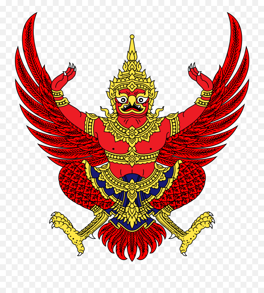 Emblem Of Thailand - Thailand National Emblem Emoji,Royalty Logo
