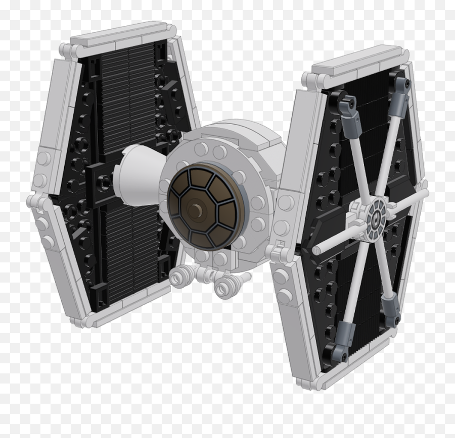 Mecabrickscom Tie Fighter In Chibi Scale By Hachiroku24 - Tie Fighter Chibi Scale Lego Emoji,Tie Fighter Png
