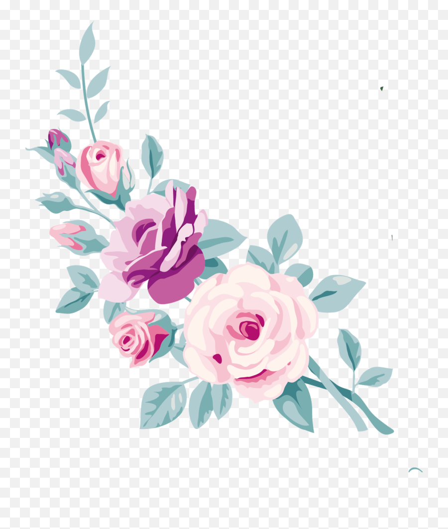 Free Png Pin De Donna Siazon Em - Flower Corner Transparent Png Emoji,Florais Png