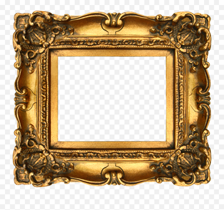 Download Fancy Frame Png Image Transparent - Gilded Gold Fancy Frame Emoji,Gold Frame Png