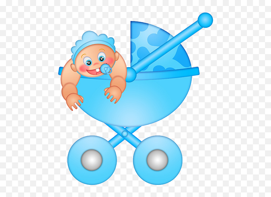 Baby Boy Carriage - Cute Baby And Animal Pictures Emoji,Stroller Clipart