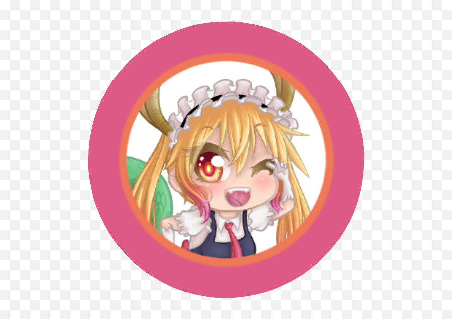 Dragon Maid - Tohru Emoji,Miss Kobayashi's Dragon Maid Logo