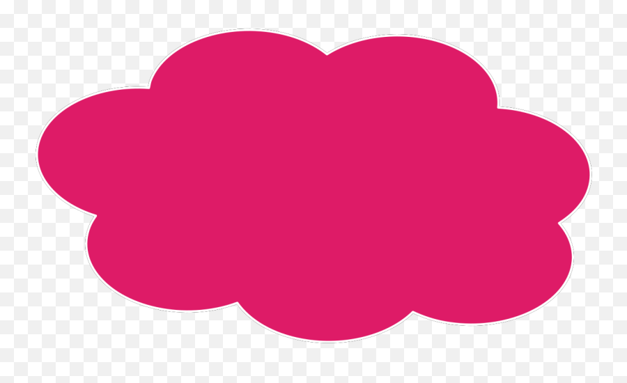 Pink Cloud Svg Vector Pink Cloud Clip Art - Svg Clipart Emoji,Pink Cloud Png