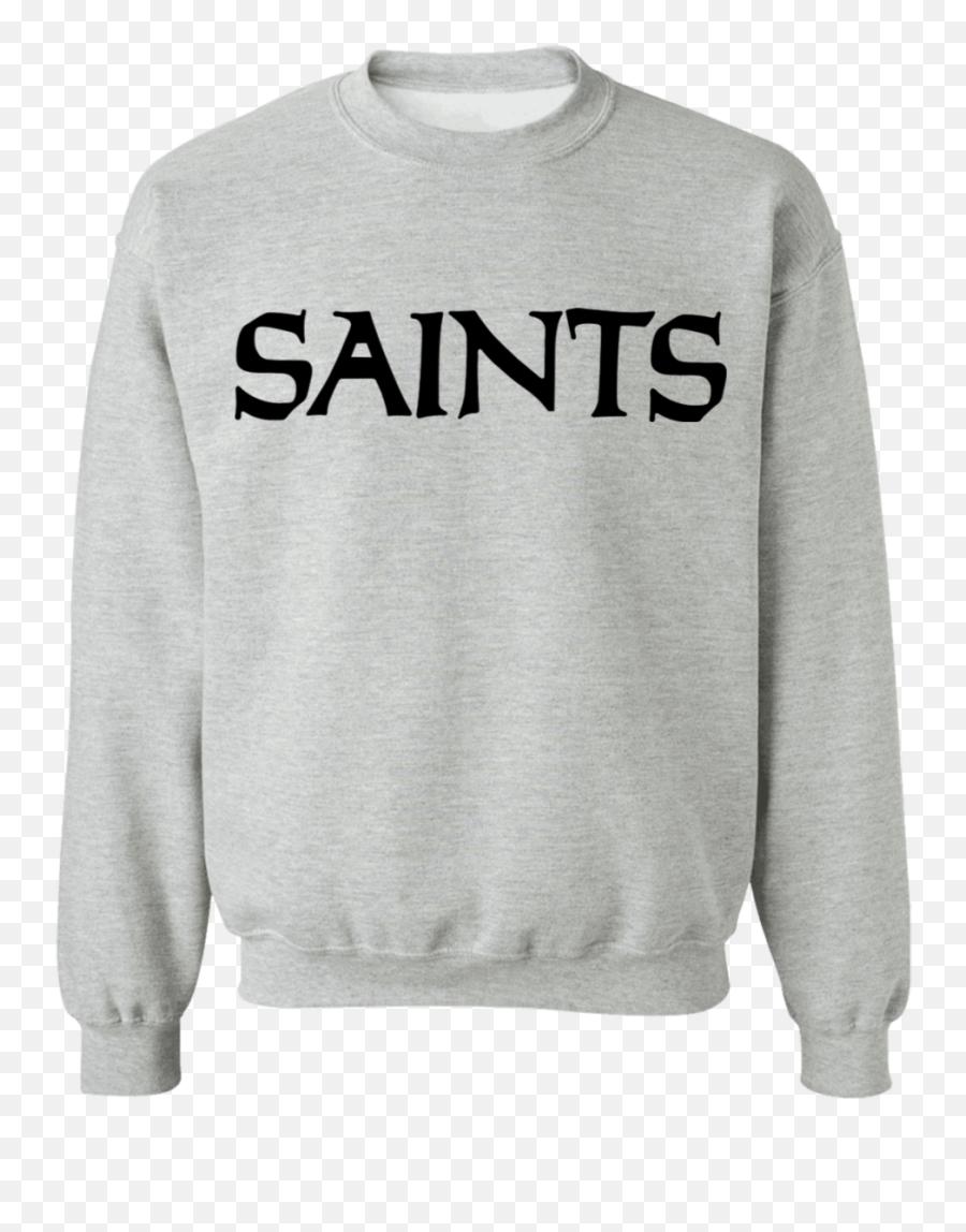 New Orleans Saints Sweatshirt - Diana Tshirt Emoji,New Orleans Saints Logo Black And White
