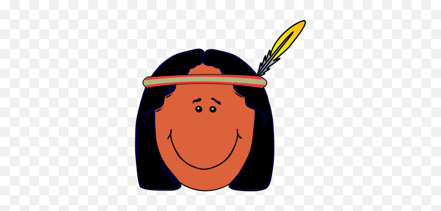 Free Clipart Native American People - Native American Girl Face Clipart Emoji,Native American Clipart