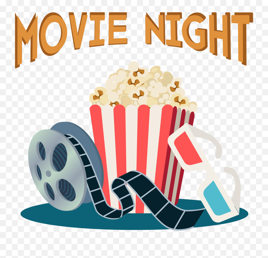 Movies Clipart Book Movie Movies Book - Movie Night Poster Png Emoji,Movie Clipart