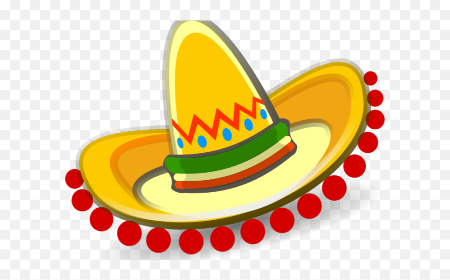 Mexican Clipart Potluck - Cinco De Mayo Transparent Clip Art Sombrero Png Emoji,Potluck Clipart