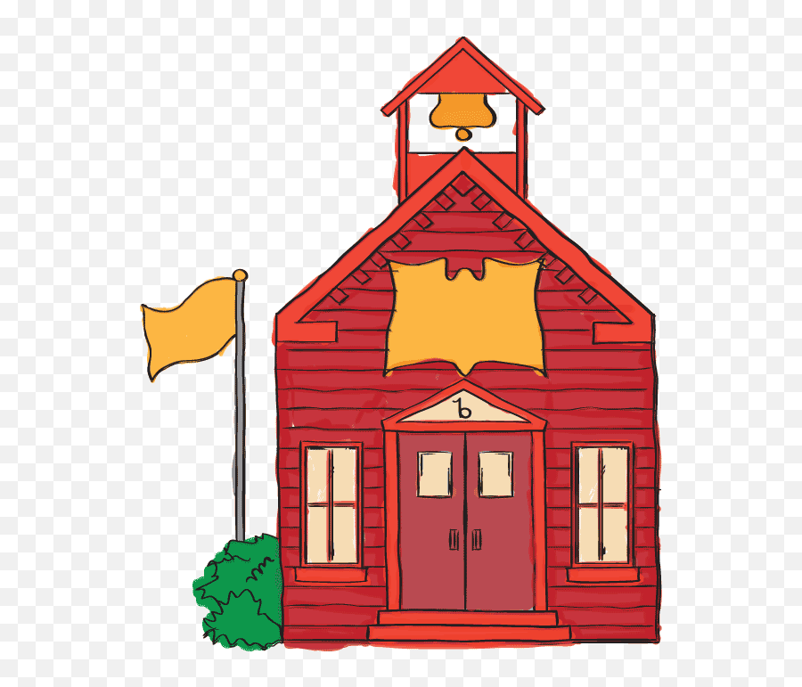 Schoolhouse Clip Art - Vertical Emoji,School House Clipart