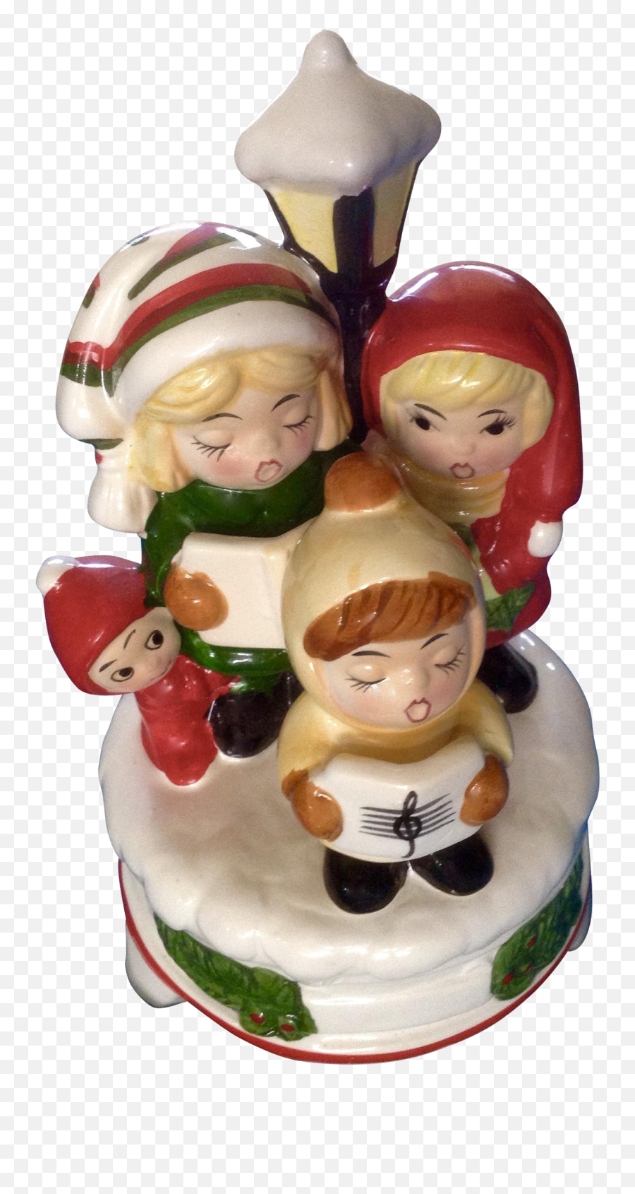 Vintage Christmas Carolers Png U0026 Free Vintage Christmas - Cake Decorating Supply Emoji,Christmas Caroling Clipart