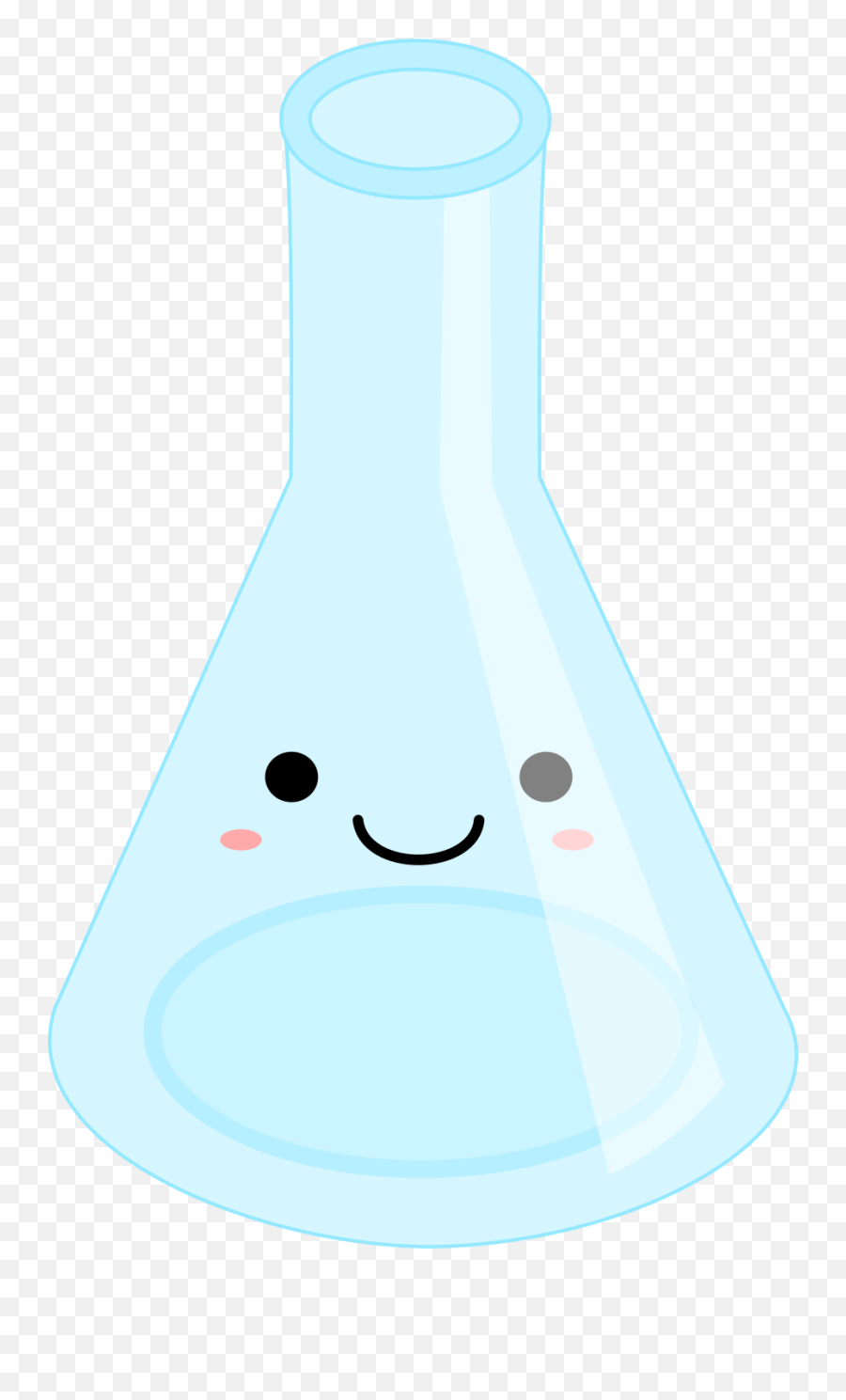 Filekawaii Erlenmeyer Flask Clipartsvg - Wikimedia Commons Cute Conical Flask Emoji,Kawaii Face Png
