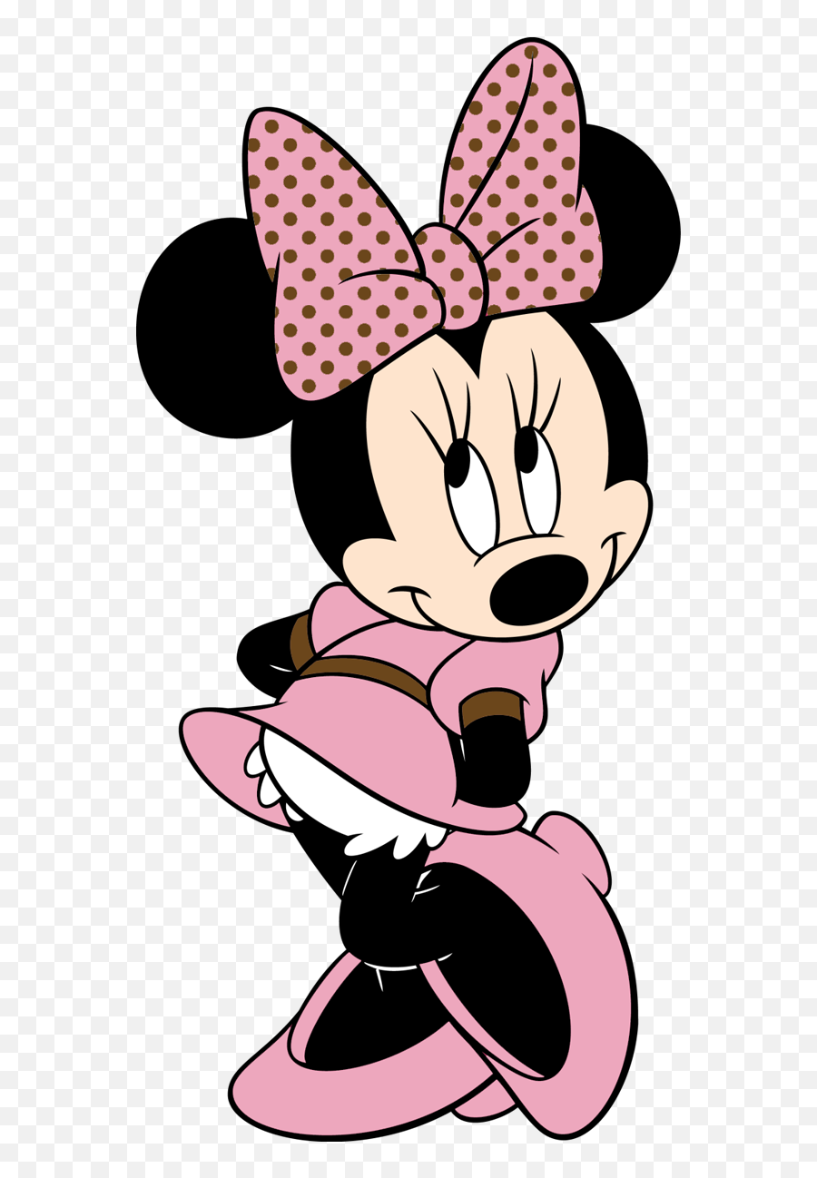 Pink Minnie Mouse Clip Art Drawing Free - Pink Printable Minnie Mouse Emoji,Minnie Mouse Clipart Black And White