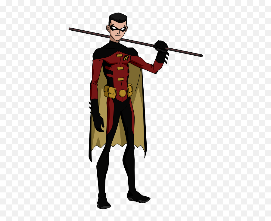 Download Superhero Robin Free Png Image - Tim Drake Robin Young Justice Emoji,Robin Png
