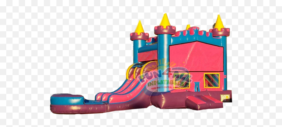 Queens Emoji Water Slide Rental Navarre Fun4allinflatablesnet - Barbie Water Slide Rental,Water Emoji Png