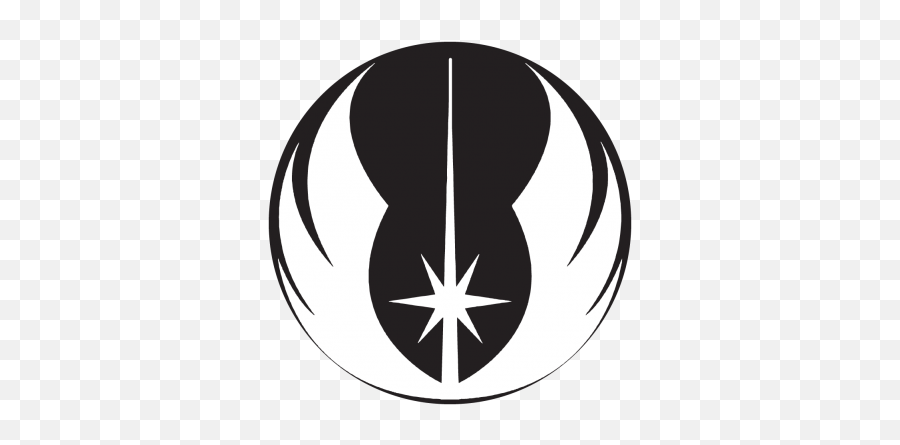 Jedi Gobo Projected Image - Jedi Symbol Transparent Emoji,Jedi Logo