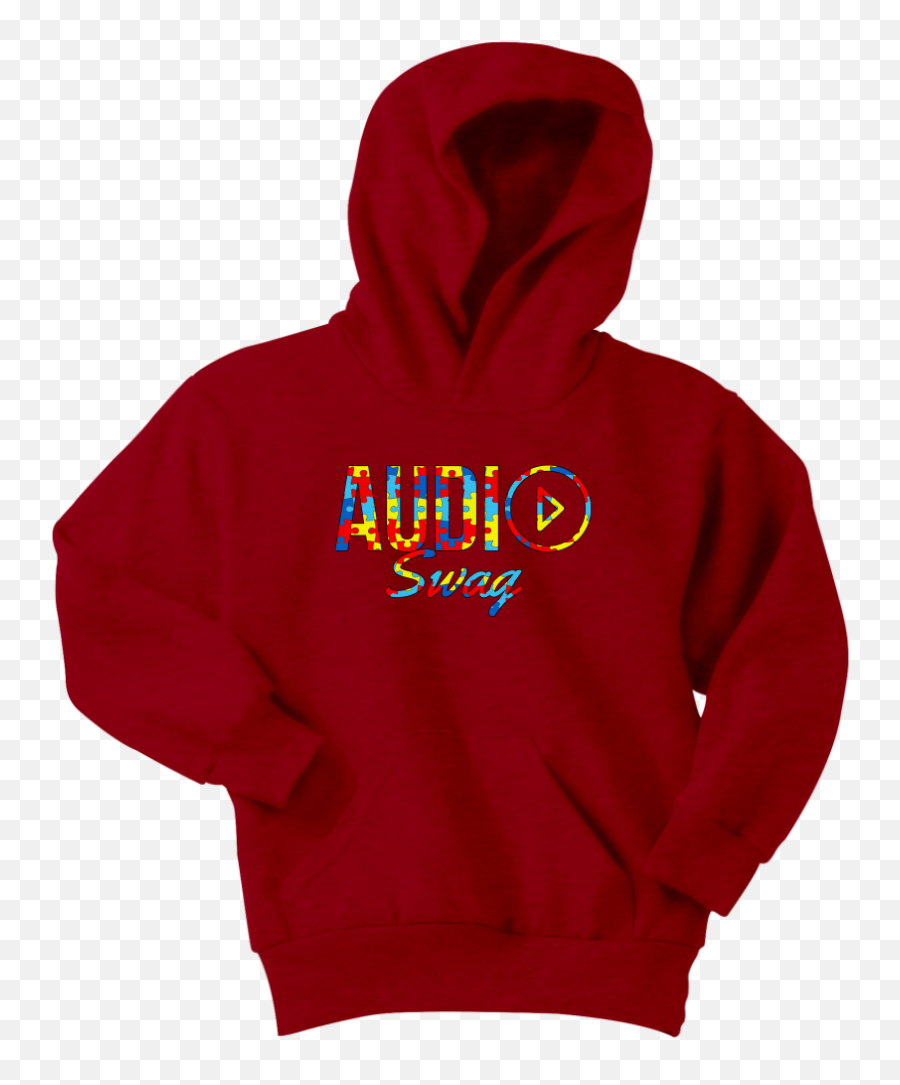 Audio Swag Autism Awareness Puzzle Logo Youth Hoodie - Solid Emoji,Autism Logo