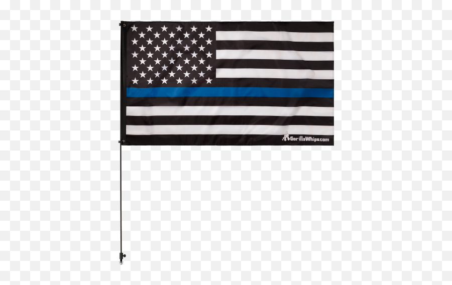 Thin Blue Line American Flag 3 X 5 Emoji,Black And White American Flag Png