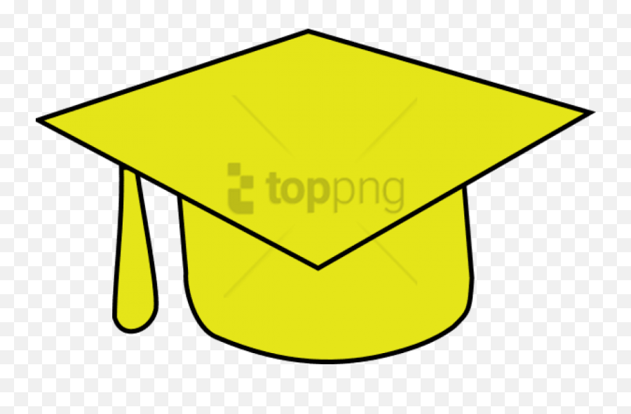 Free Png Gold Graduation Cap Png Png Image With Transparent - Square Academic Cap Emoji,Graduation Cap Clipart
