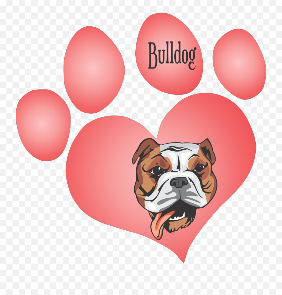 Bulldog Decal Emoji,Bulldog Clipart Free