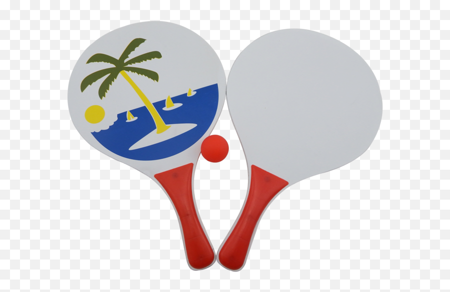 New Design Wooden Beach Tennis Racket For Beach Game Clipart Emoji,Tennis Racquets Clipart