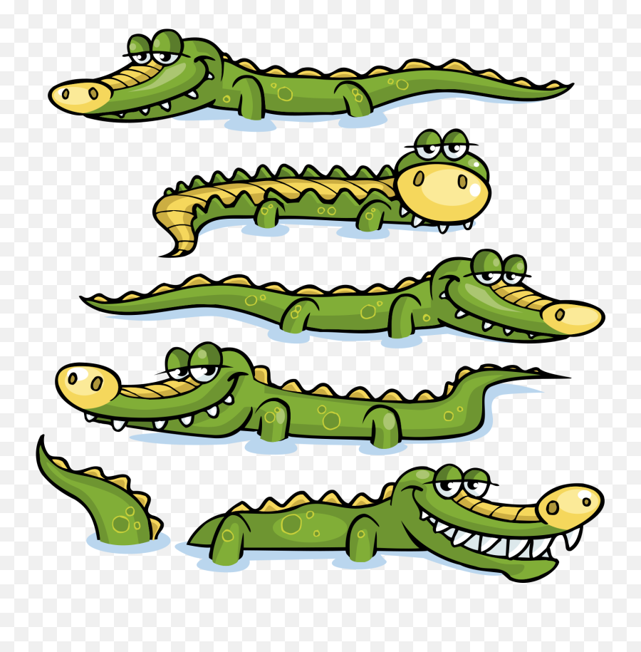 Crocodile Clipart River Clipart - Crocodile In River Png Emoji,Crocodile Clipart