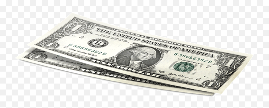 One Dollar Bill Png - 1 Dollar Bills Png Emoji,Dollar Bill Clipart