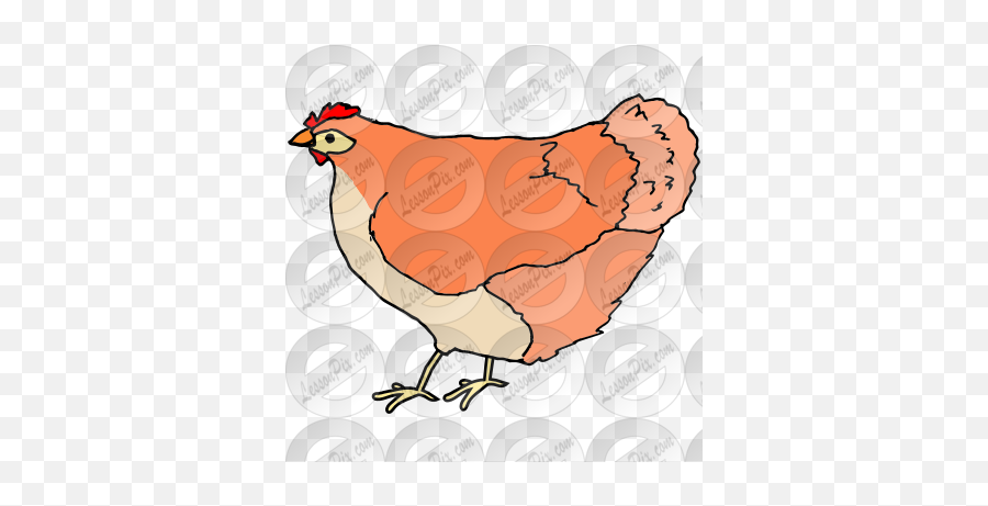 Red Hen Picture For Classroom Therapy - Comb Emoji,Hen Clipart