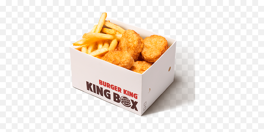 King Box Chicken Nuggets - Nuggets Burger King Png Emoji,Chicken Nuggets Png