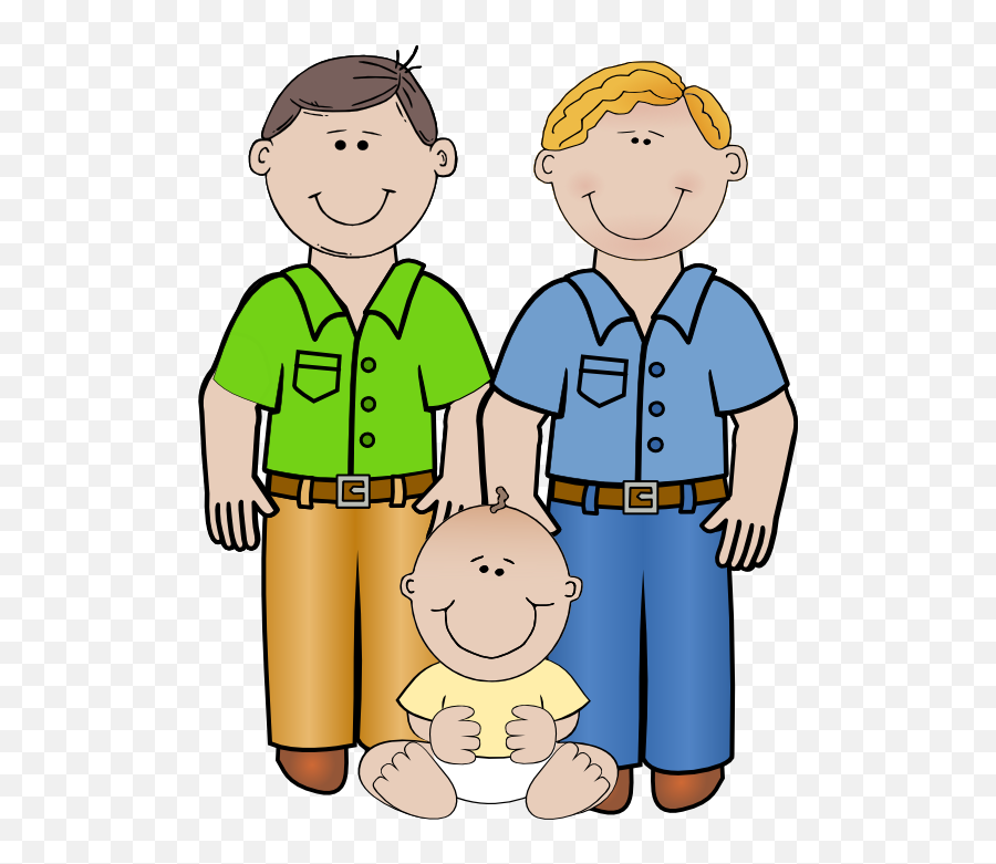 Family Clipart Hd 2018 - Cartoon Same Sex Family Emoji,Family Clipart