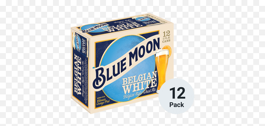 Blue Moon Belgian White Belgian - Style Wheat Ale Total Wine Beer Glassware Emoji,Blue Moon Png