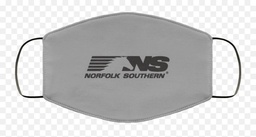 Norfolk Southern Custom Face Mask With Logo - Norfolk Southern Face Mask Emoji,Norfolk Southern Logo