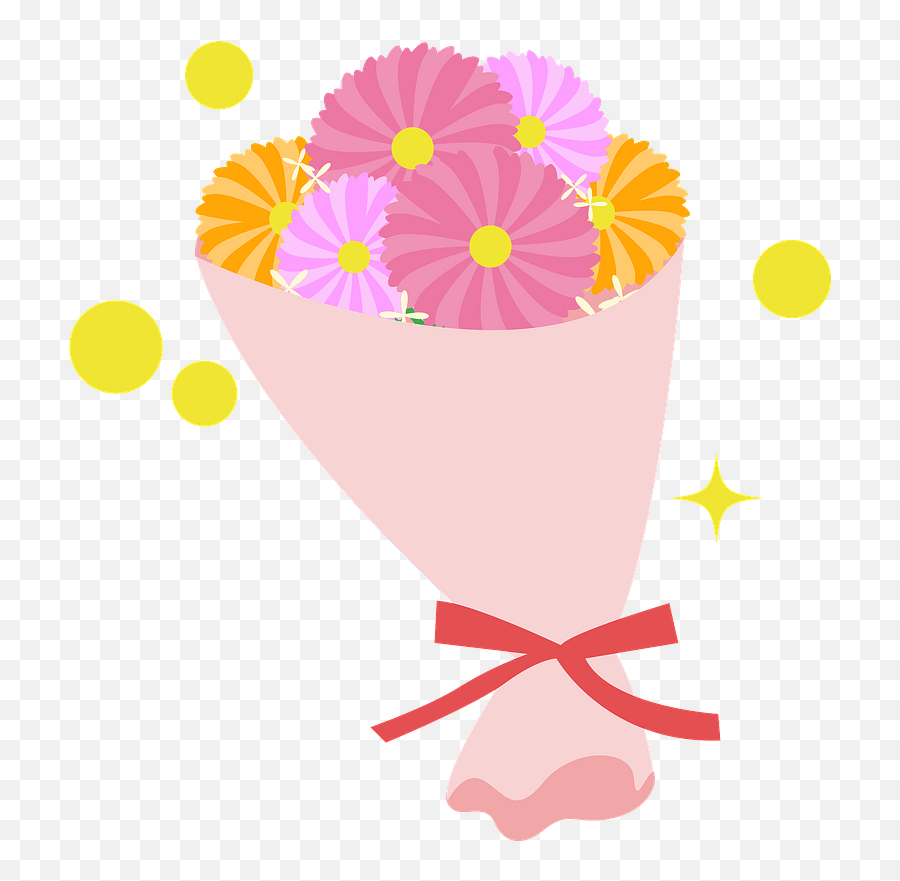 Bouquet Clipart Free Download Transparent Png Creazilla - Girly Emoji,Bouquet Of Flowers Clipart