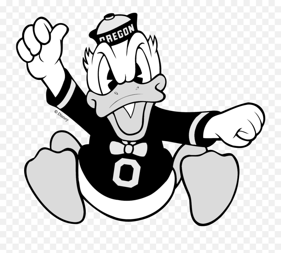 Oregon Ducks Logo Black And White - New Oregon Ducks Logo Emoji,Oregon Ducks Logo