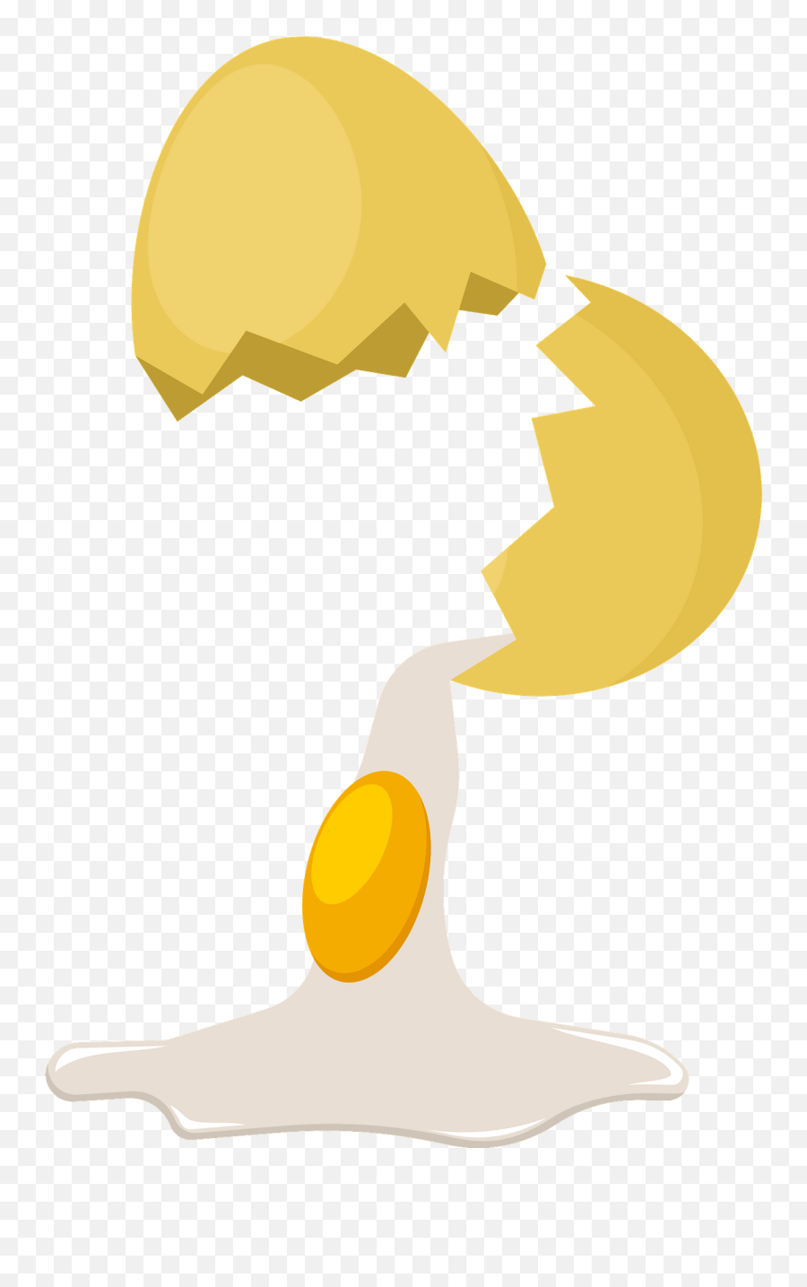 Broken Egg Clipart - Broken Egg Clipart Egg Emoji,Egg Clipart
