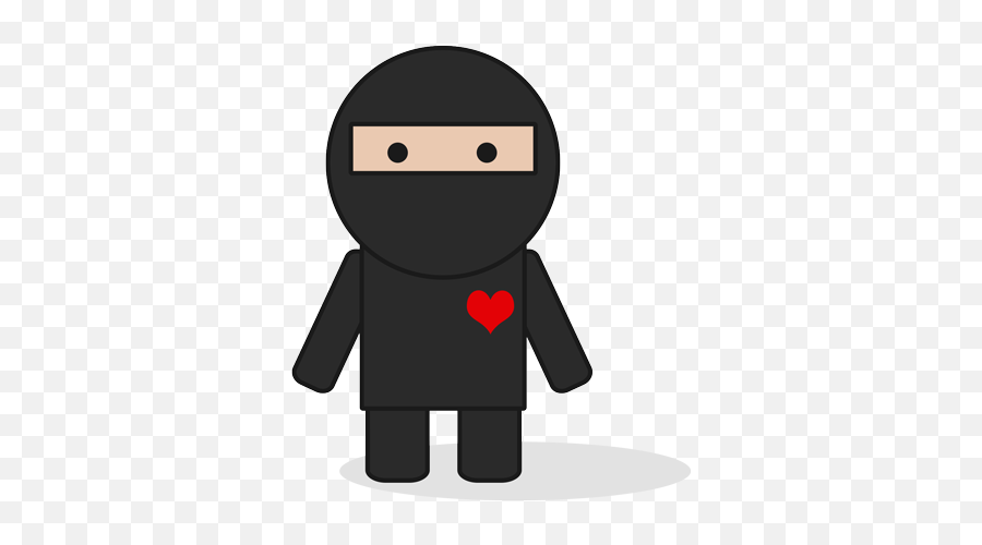 Ninja Of Kindness Kindness Character Darth - Fictional Character Emoji,Kindness Clipart Black And White