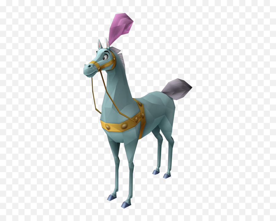Psp - Kingdom Hearts Birth By Sleep Cinderellau0027s Horse Horse Emoji,Horses Png