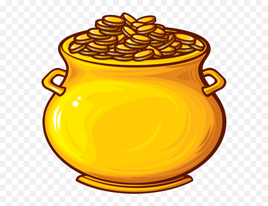 Pot Of Gold Clipart - Food Emoji,Pot Of Gold Clipart