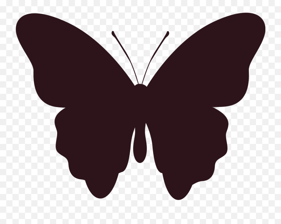 Download Free Photo Of Silhouettebutterflyinsect Emoji,Butterfly Outline Png