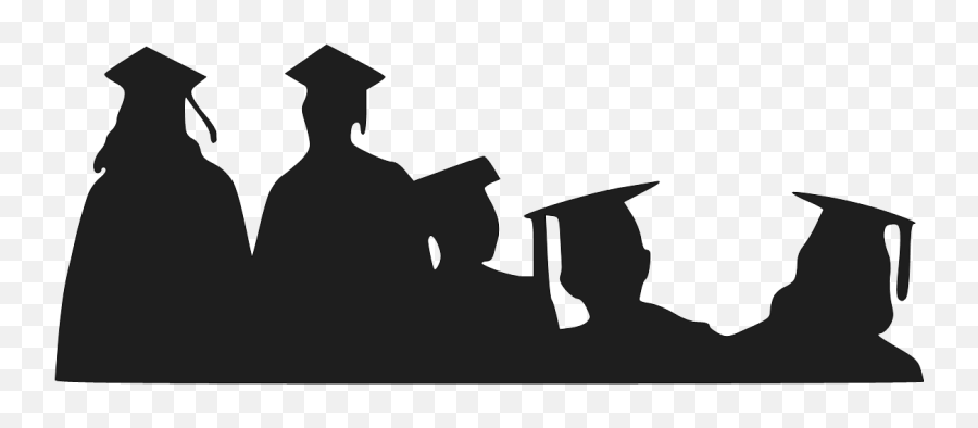 Free Grad Cap Silhouette Download Free Clip Art Free Clip - Commencement Png Emoji,Graduation Cap Clipart