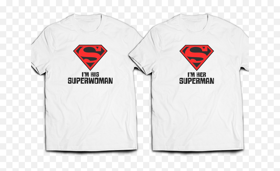 Download Superman U0026 Superwoman T - Shirt Superman Full Emoji,Superman Logo Shirt