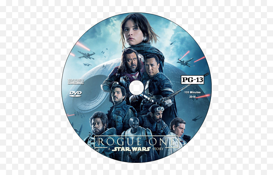 Rogue One A Star Wars Story Disc Label Emoji,Rogue One Logo Png