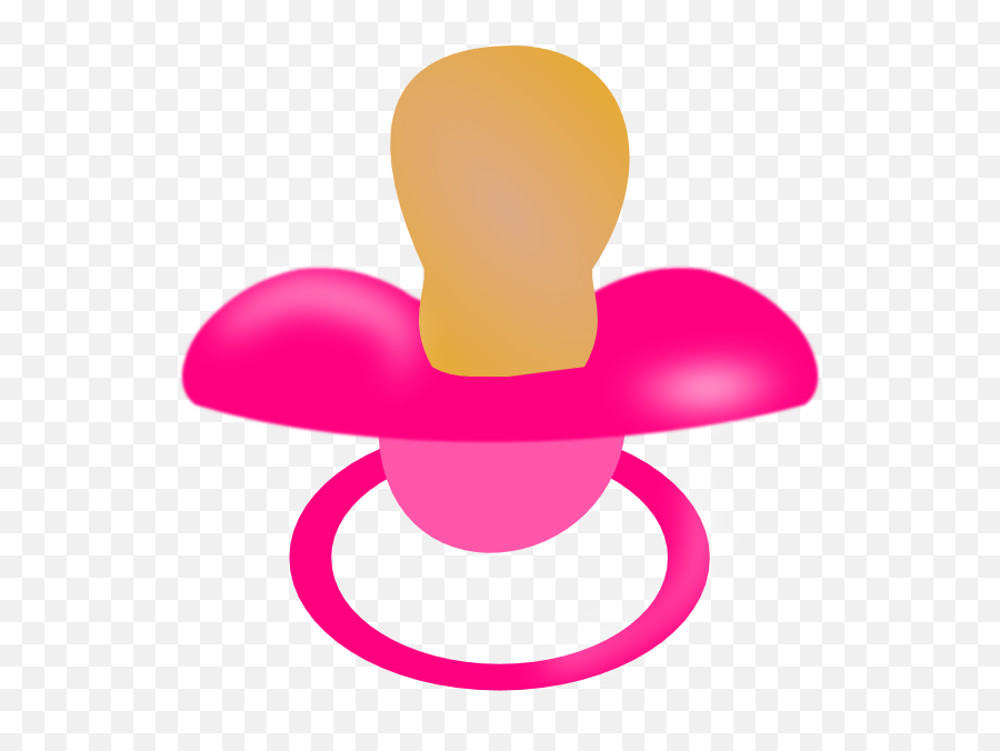 Pacifier Clip Art At Clker - Pink Pacifier Clipart Emoji,Pacifier Clipart
