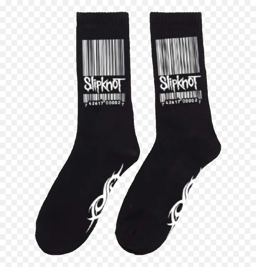 Barcode Socks - Slipknot Sweatshirt Black Emoji,Slipknot Logo