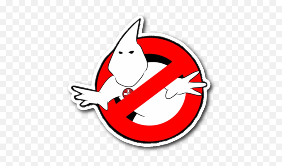 Kkk Ghostbusters Sticker - Kkk Drawing Ghostbusters Emoji,Ghostbuster Logo