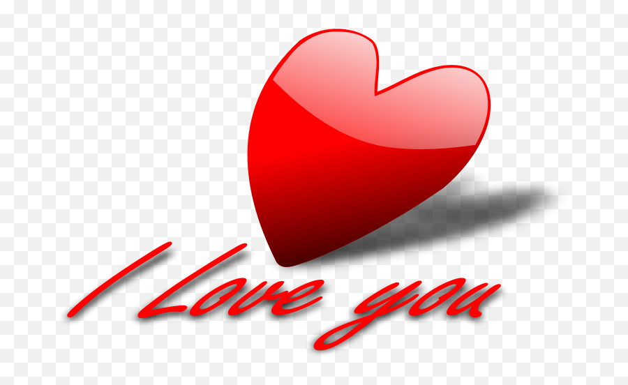 I Love You Heart Clip Art Clipart Panda - Free Clipart Images Hd I Love You Png Emoji,You Clipart