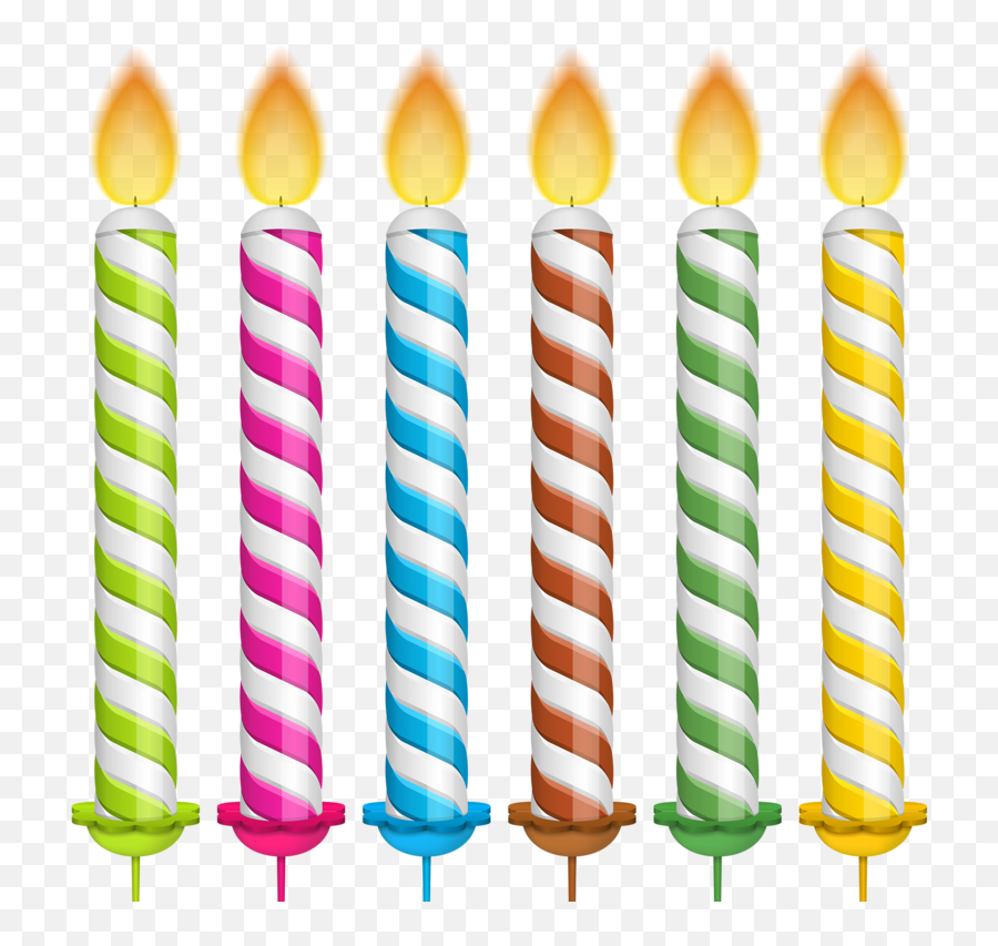 Png Birthday Candles Clipart - Transparent Background Birthday Candle Clipart Emoji,Candles Clipart