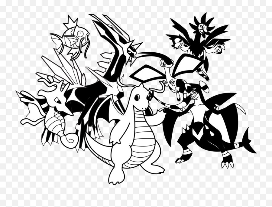 Dragon Fun Black And White - Clipart Best Clipart Best Fictional Character Emoji,Dragon Clipart Black And White