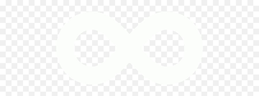 White Infinity Icon - Infinity Symbol White Emoji,Infinity Logo