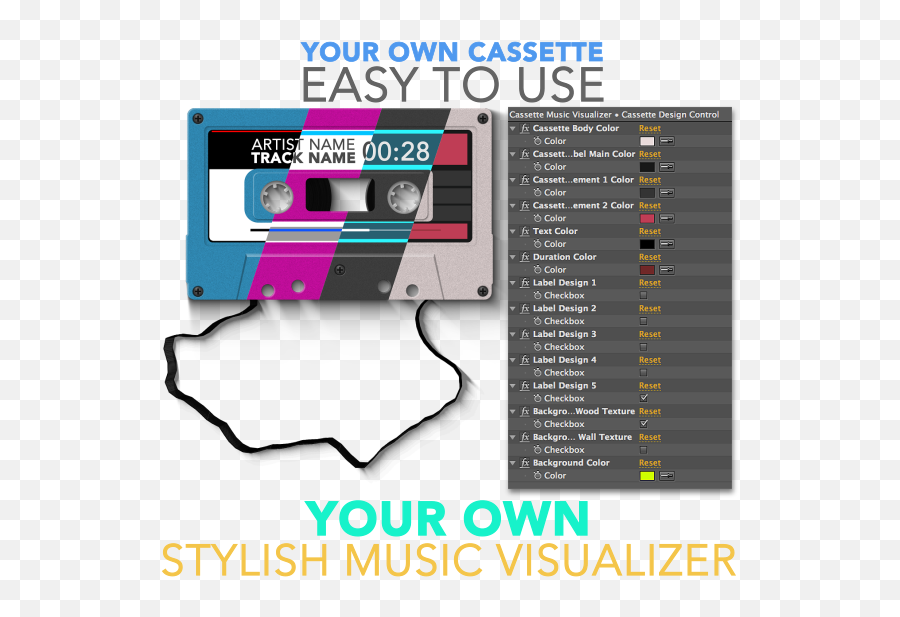 Cassette Music Visualizer - Magnetic Tape Data Storage Emoji,Cassette Logo